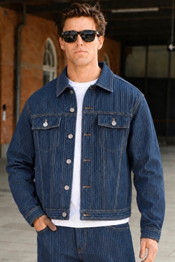Jack & Jones Cam Jacket Blue Denim